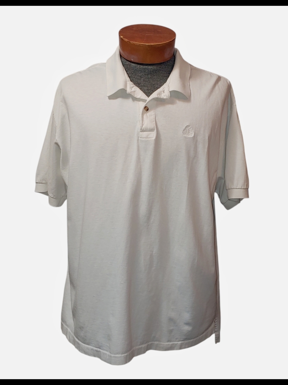 Izod White Short Sleeve Polo Shirt